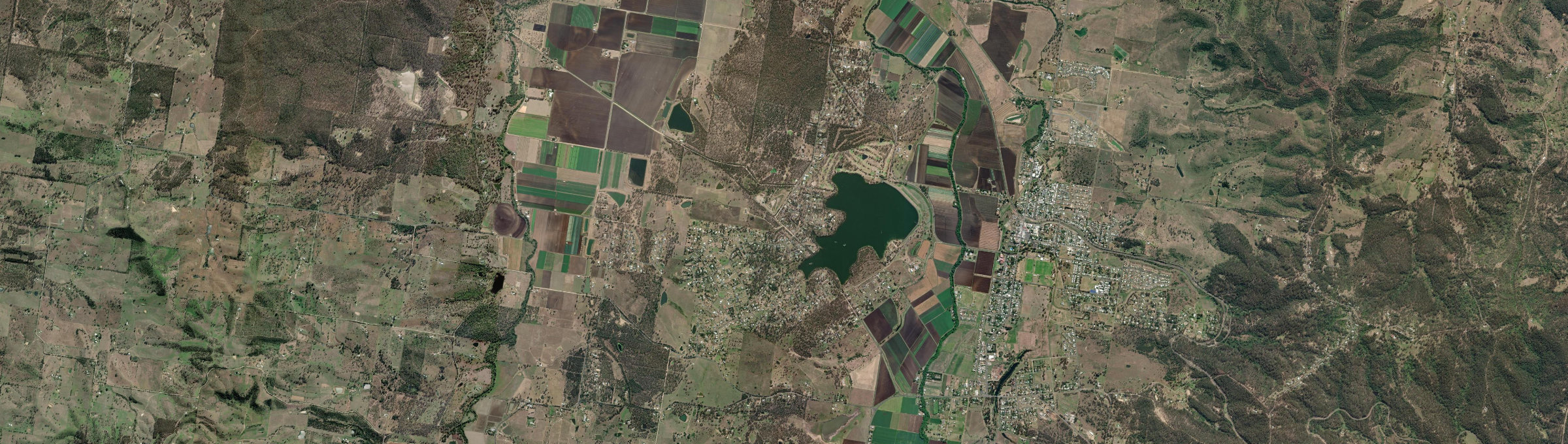 Aerial view of Laidley Heights, QLD