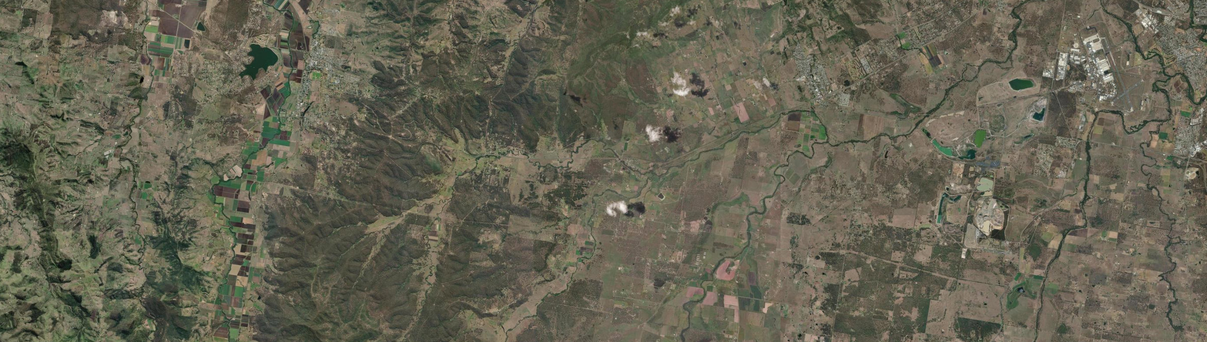 Aerial view of Calvert (Qld), QLD