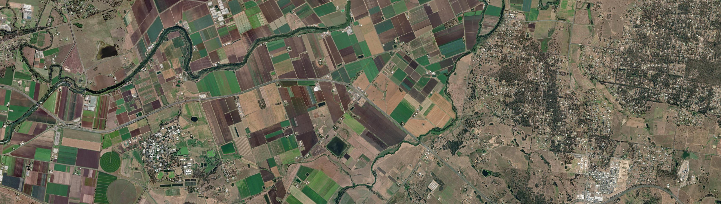 Aerial view of Crowley Vale, QLD