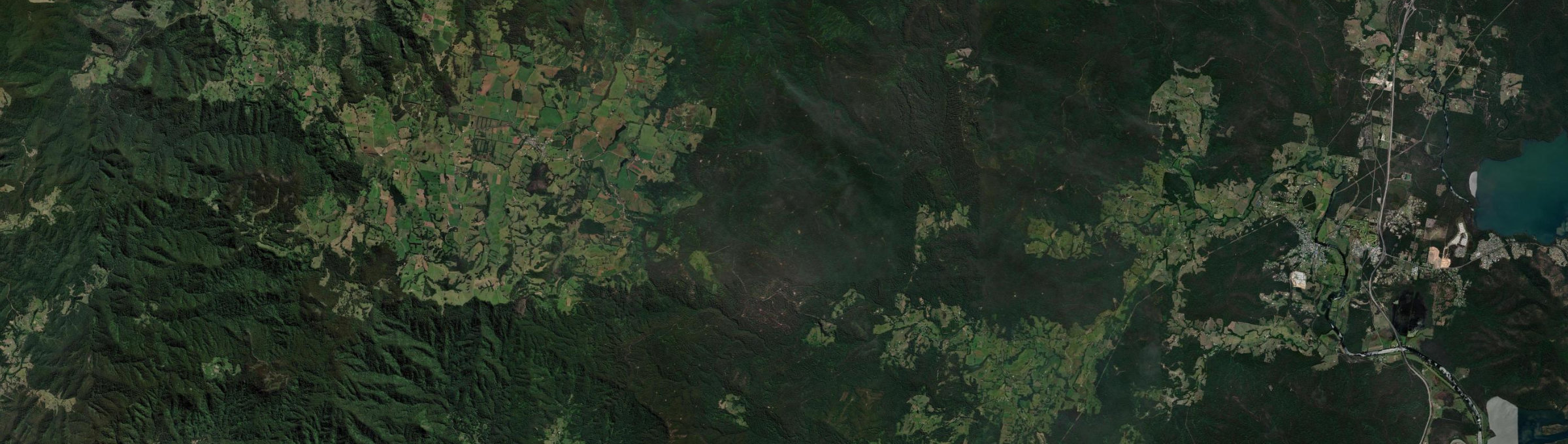 Aerial view of Kerewong, NSW