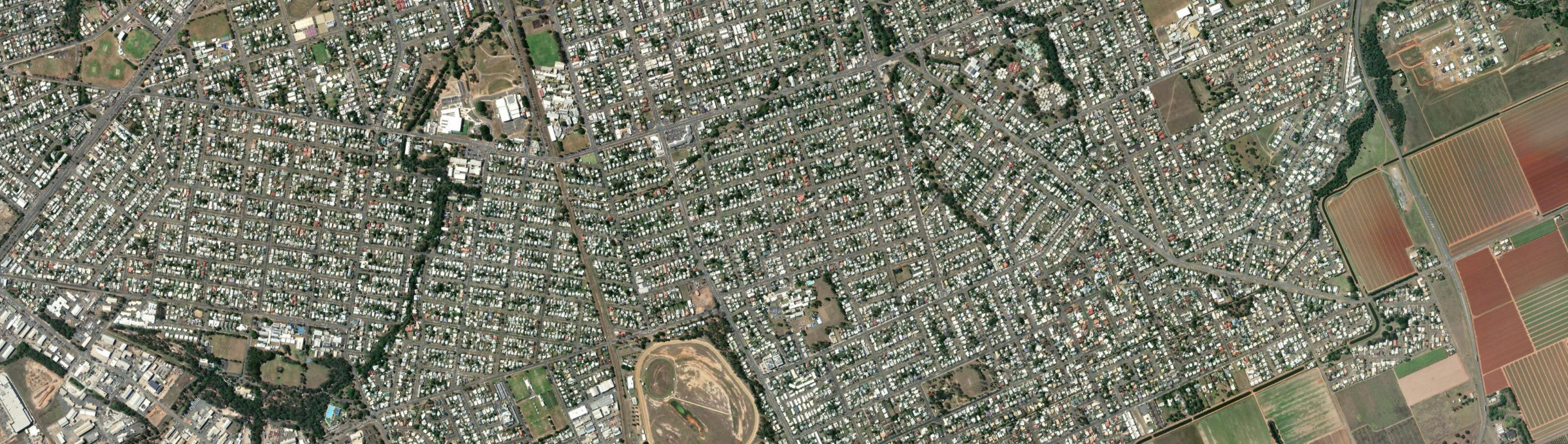 Aerial view of Walkervale, QLD