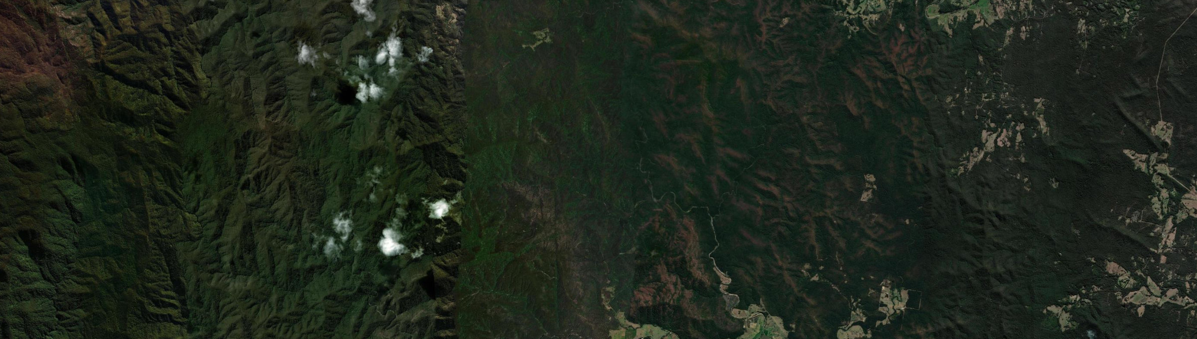 Aerial view of Gearys Flat, NSW