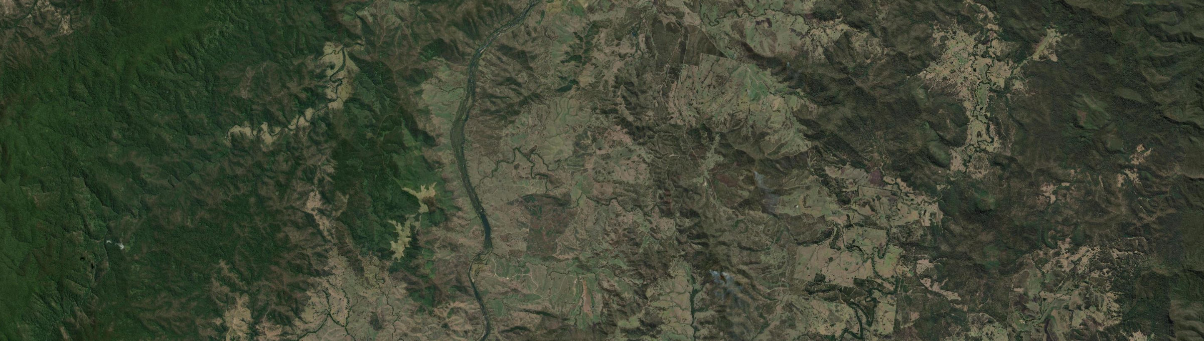 Aerial view of Eighteen Mile, NSW