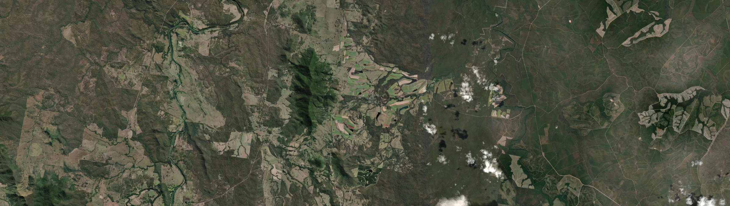 Aerial view of Bauple, QLD