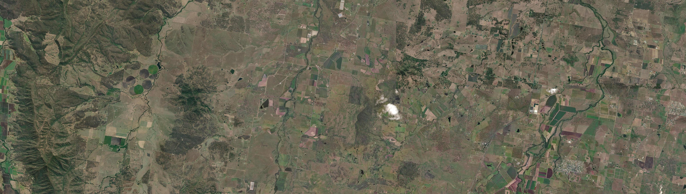Aerial view of Mount Walker (Qld), QLD