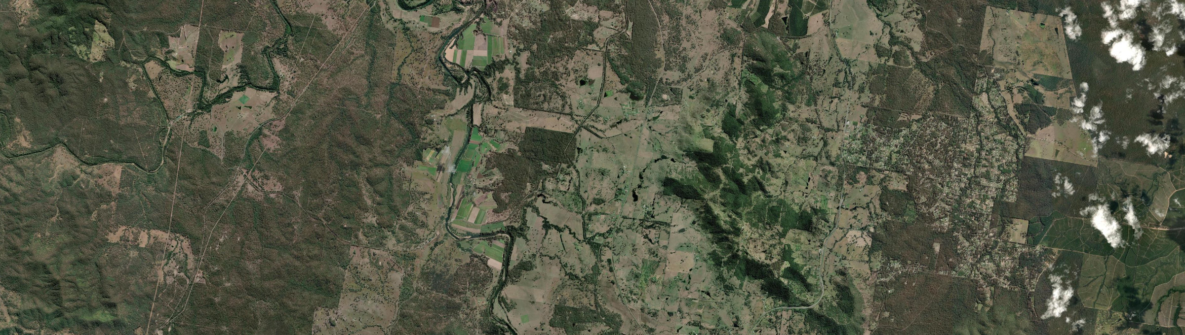 Aerial view of Theebine, QLD