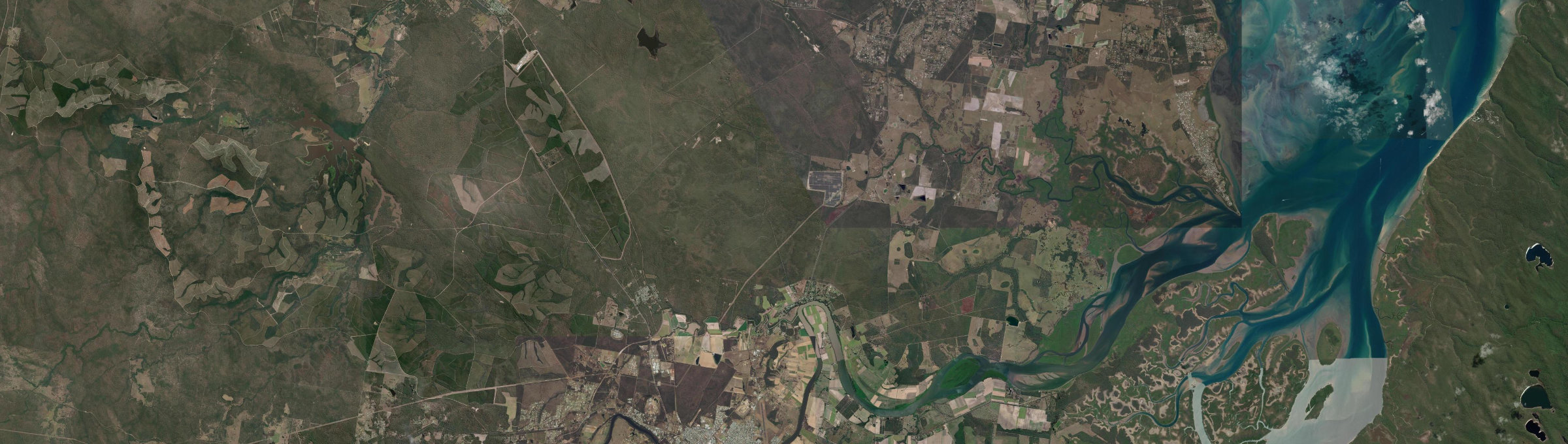 Aerial view of Prawle, QLD