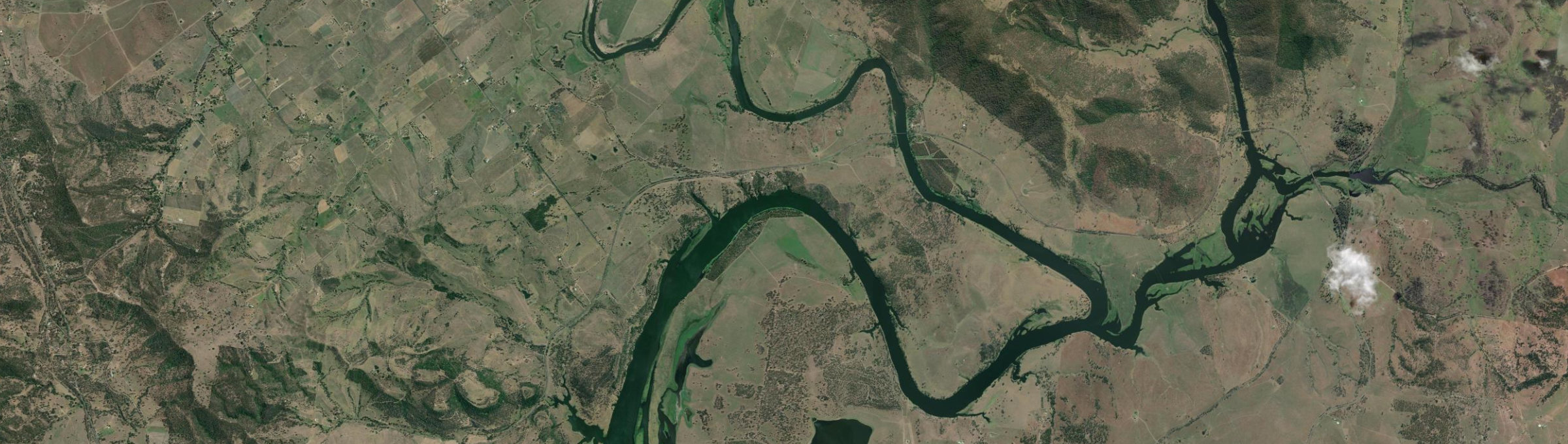 Aerial view of Caboonbah, QLD