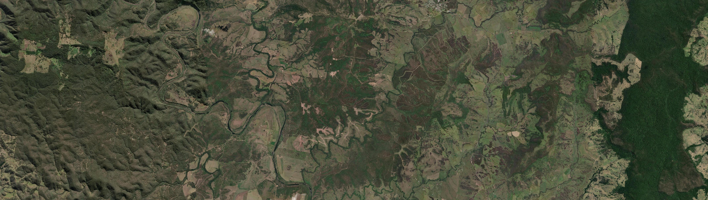 Aerial view of Lower Peacock, NSW