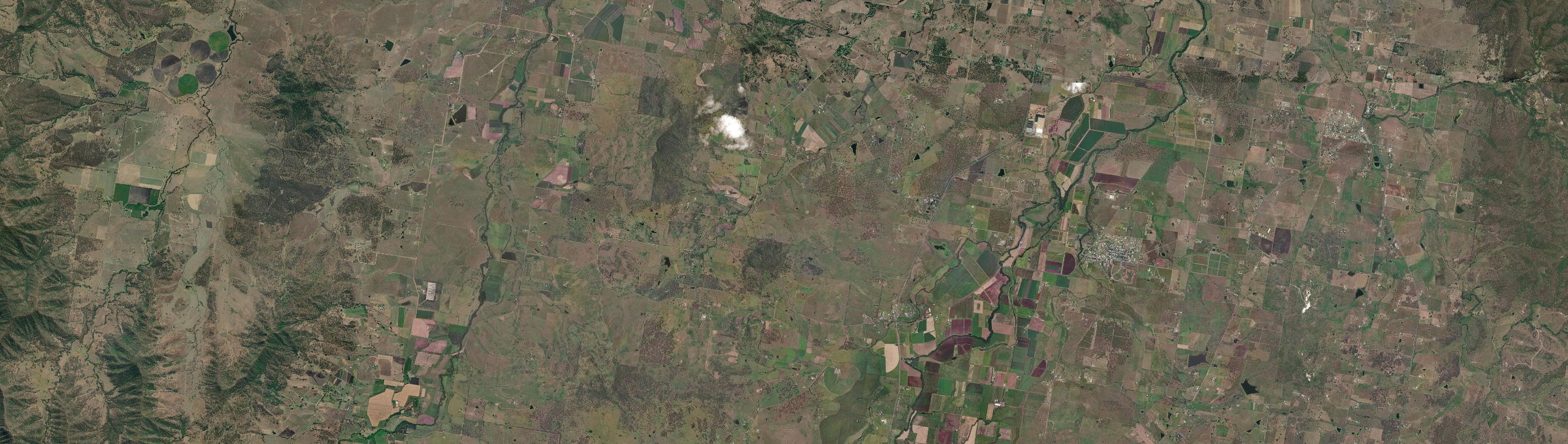 Aerial view of Coleyville, QLD
