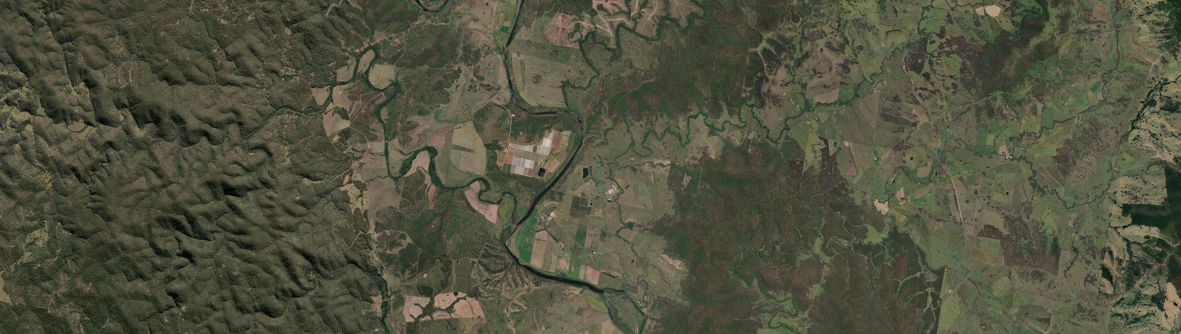 Aerial view of Jacksons Flat, NSW