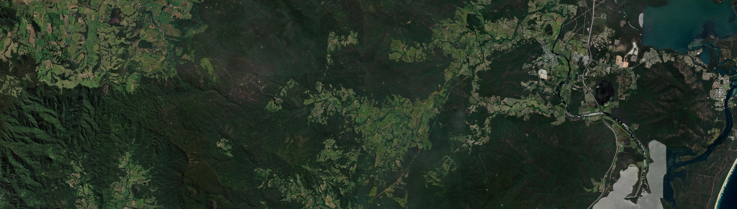 Aerial view of Lorne (NSW), NSW