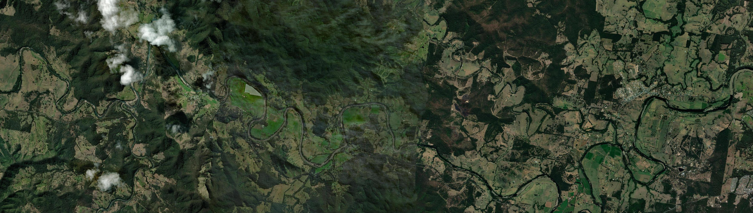 Aerial view of Pipeclay, NSW