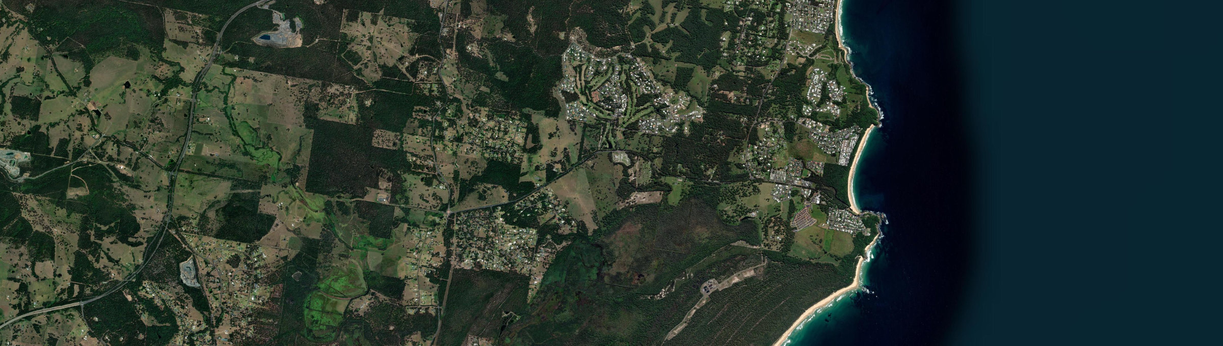 Aerial view of Hallidays Point, NSW