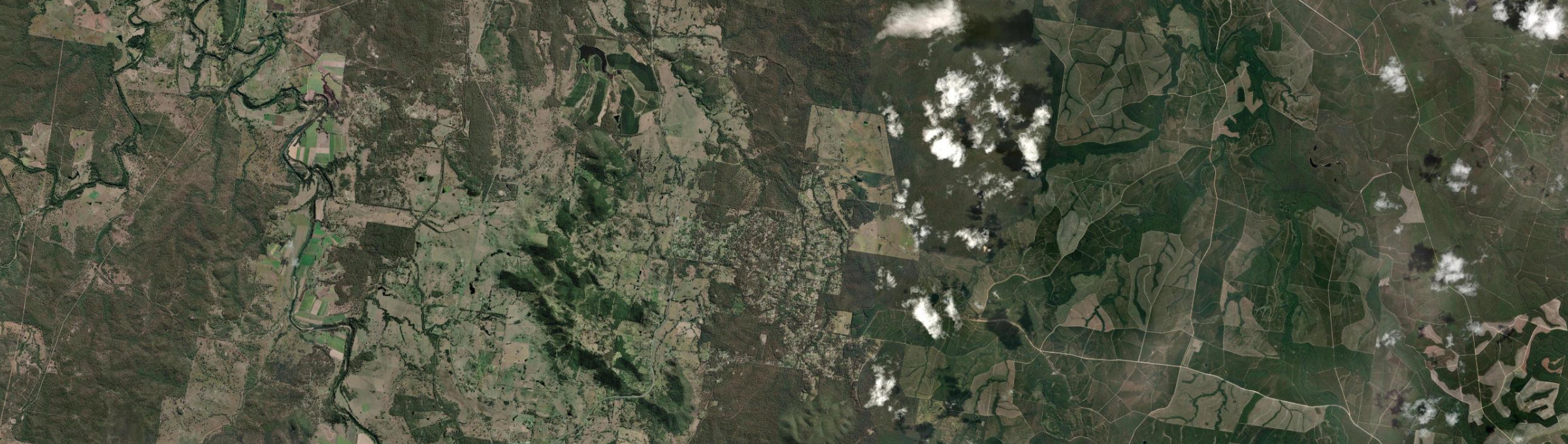 Aerial view of Glenwood (Qld), QLD