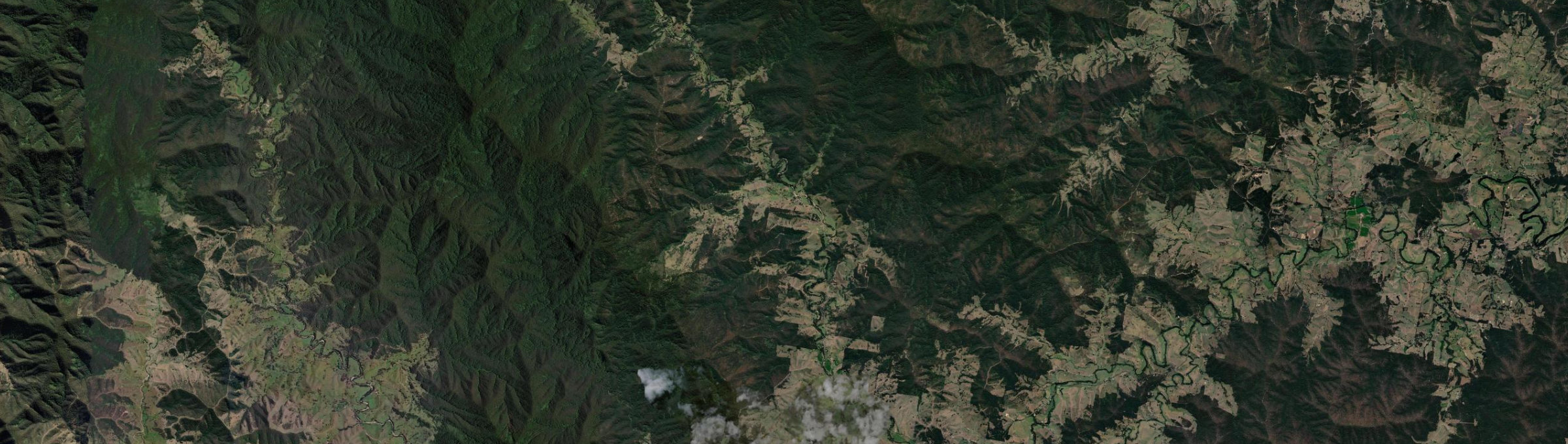 Aerial view of Burrapine, NSW