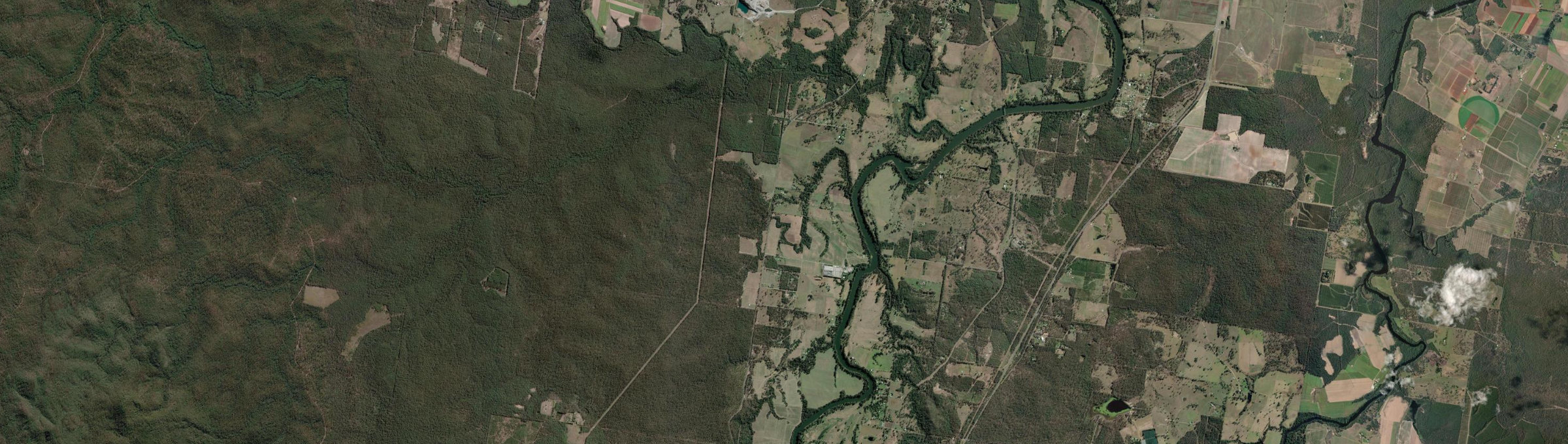 Aerial view of Pioneers Rest, QLD