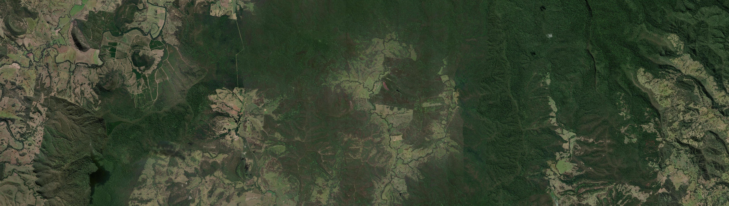 Aerial view of Capeen Creek, NSW