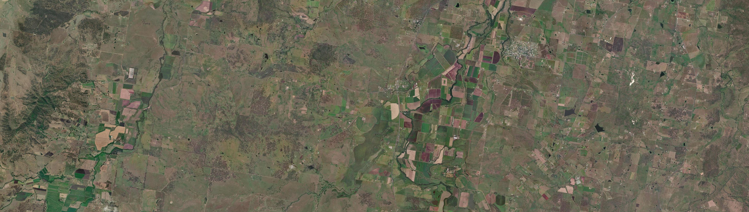 Aerial view of Warrill View, QLD