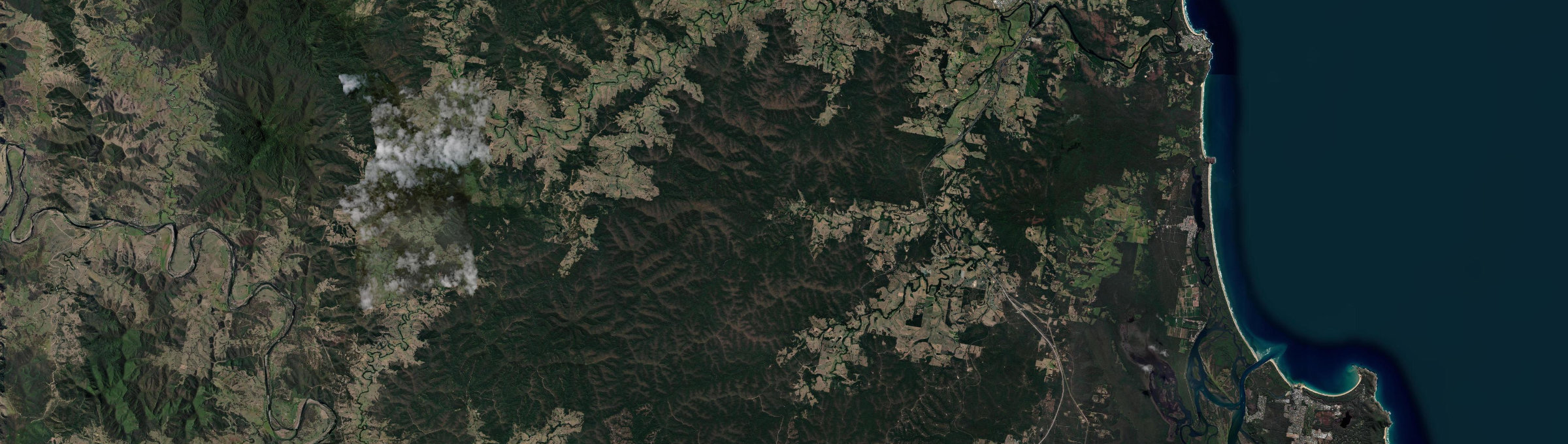 Aerial view of Allgomera, NSW
