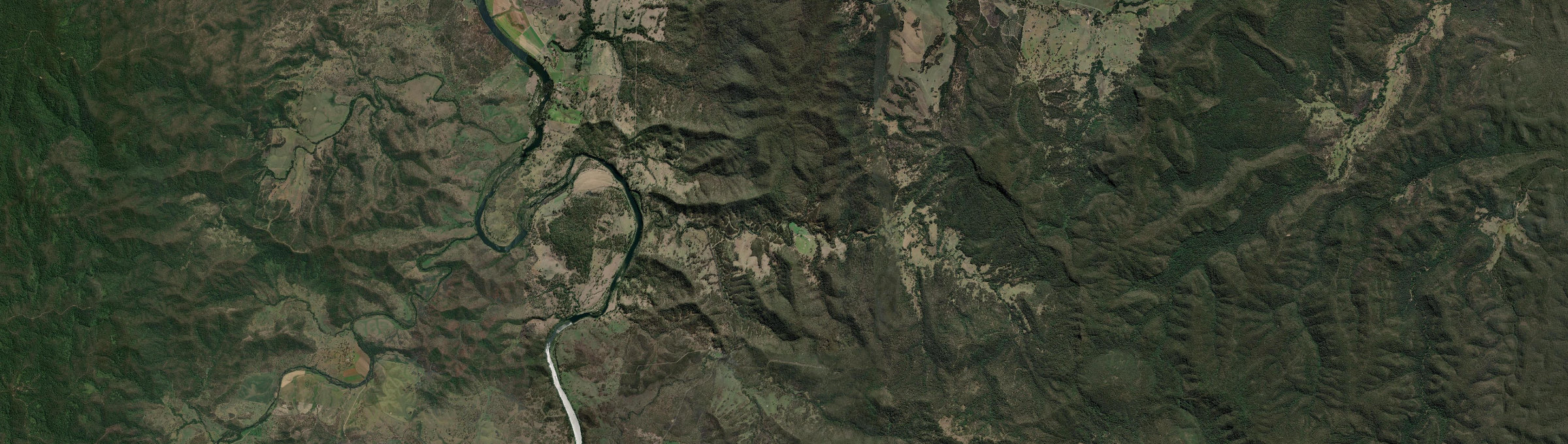Aerial view of Deep Creek (Clarence Valley - NSW), NSW