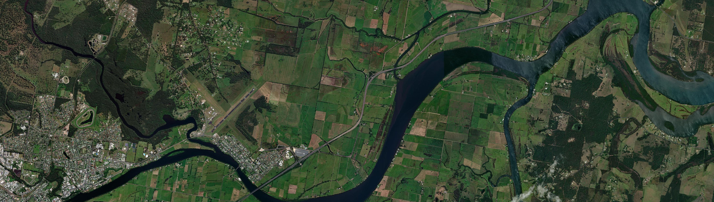 Aerial view of Ghinni Ghinni, NSW