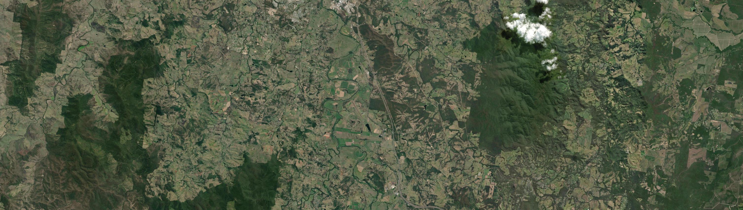 Aerial view of Kybong, QLD