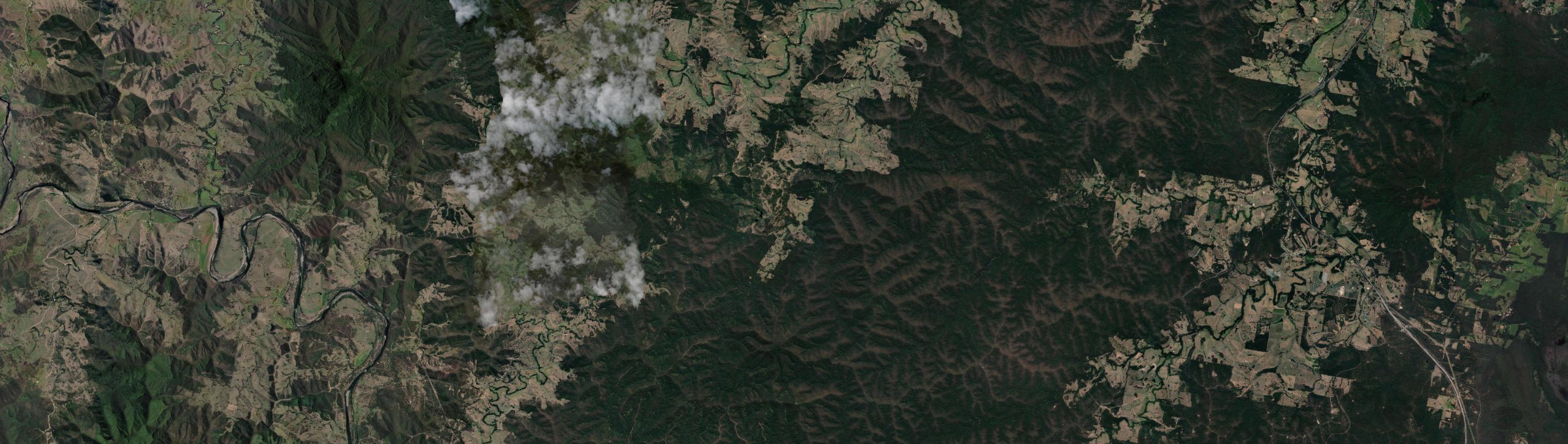 Aerial view of Bakers Creek (Nambucca Valley - NSW), NSW