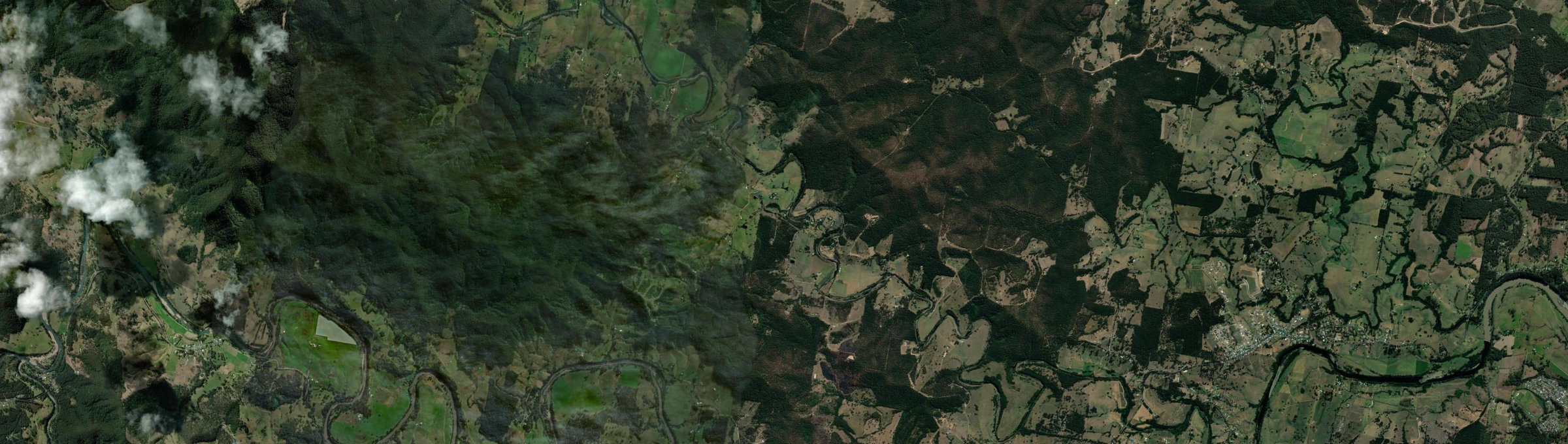 Aerial view of Lower Pappinbarra, NSW