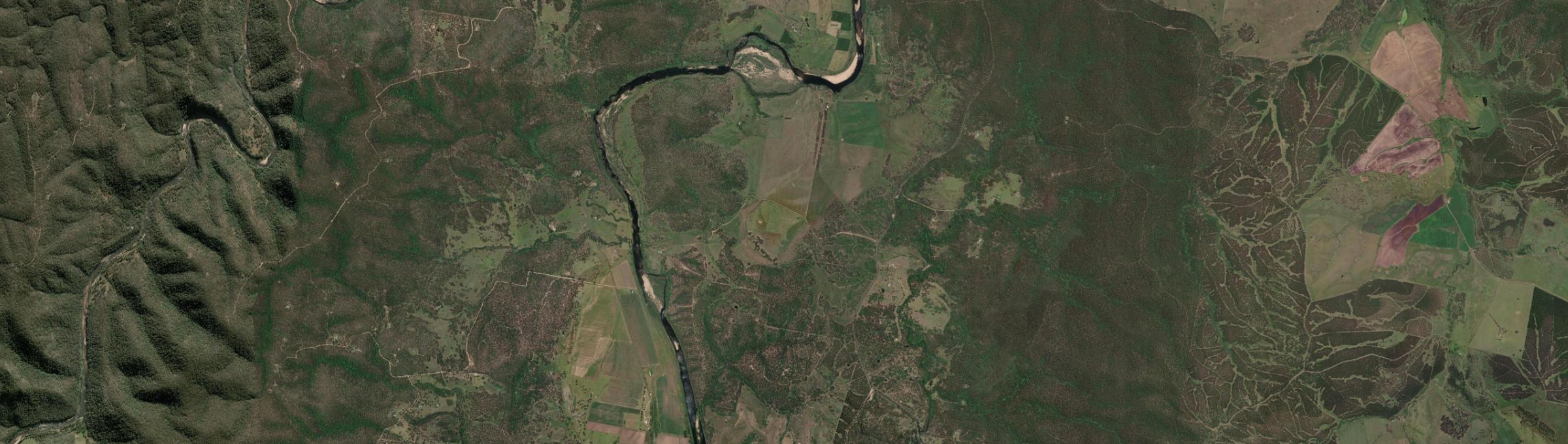 Aerial view of Pagans Flat, NSW