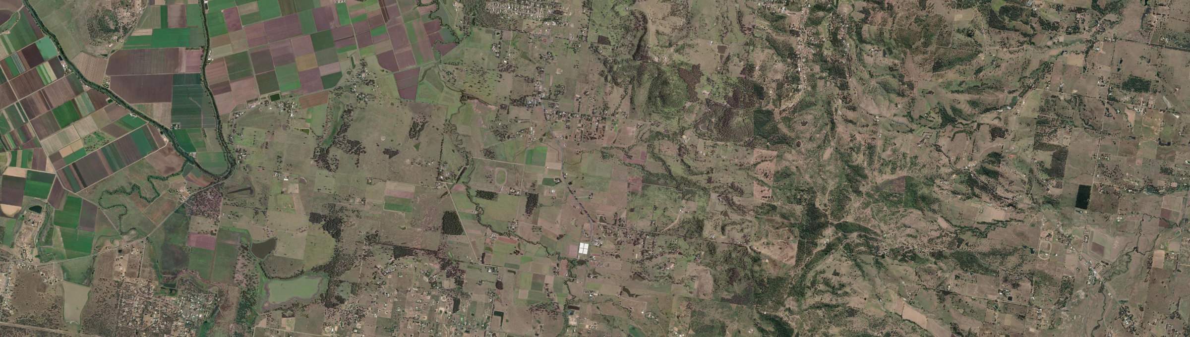 Aerial view of Tarampa, QLD