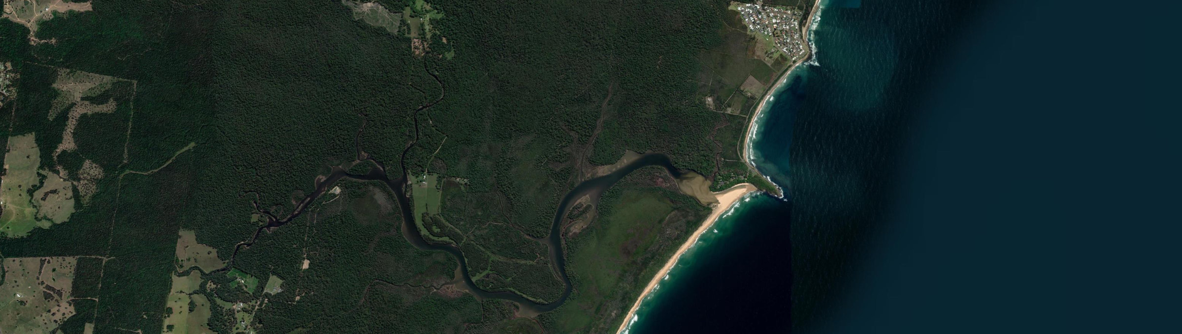 Aerial view of Saltwater, NSW