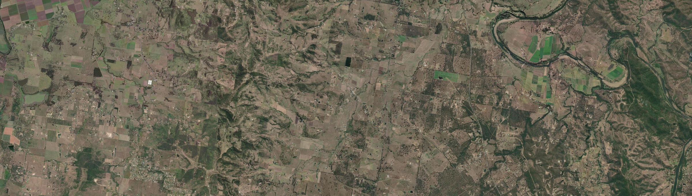 Aerial view of Glamorgan Vale, QLD
