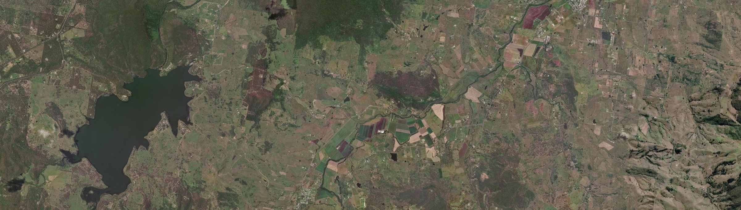 Aerial view of Bunjurgen, QLD
