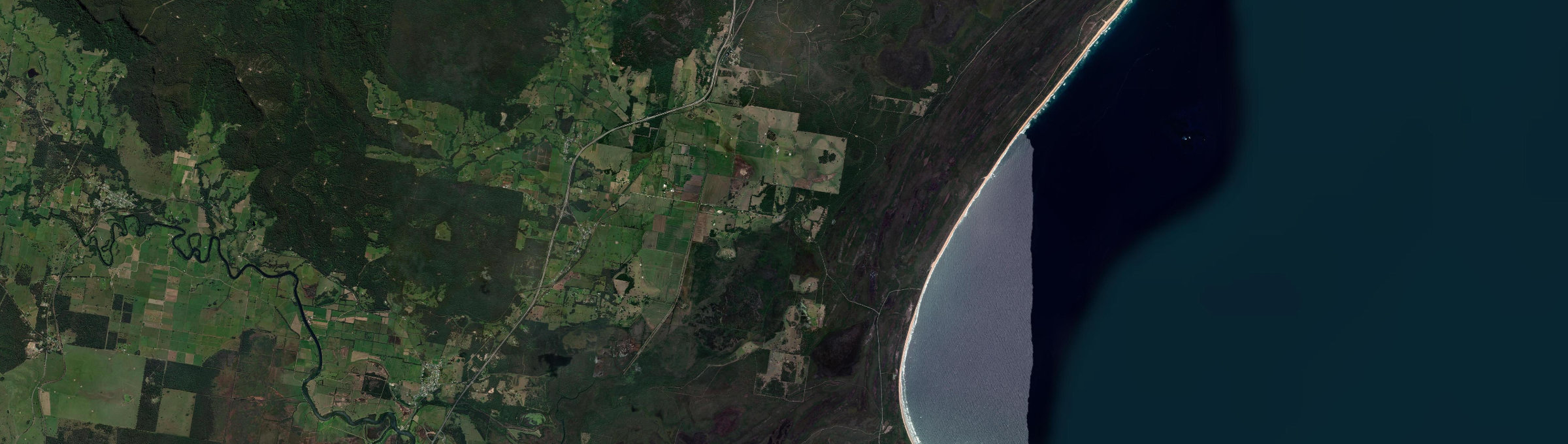 Aerial view of Coralville, NSW