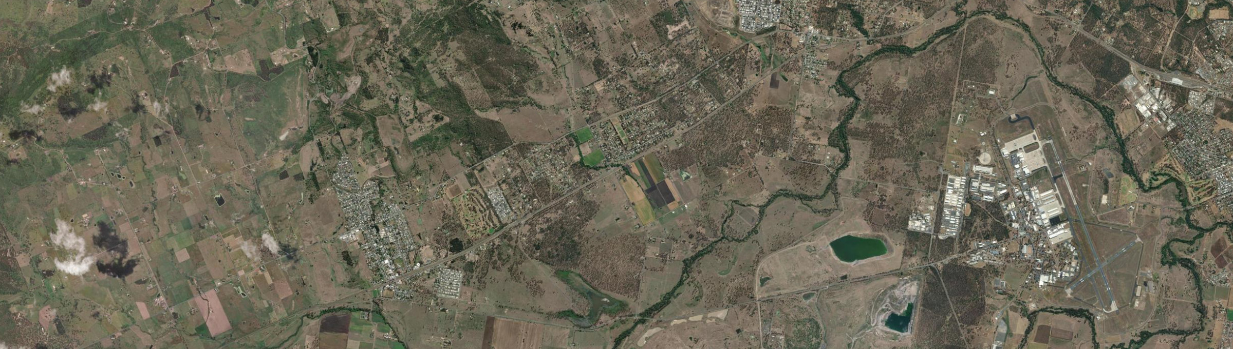 Aerial view of Thagoona, QLD