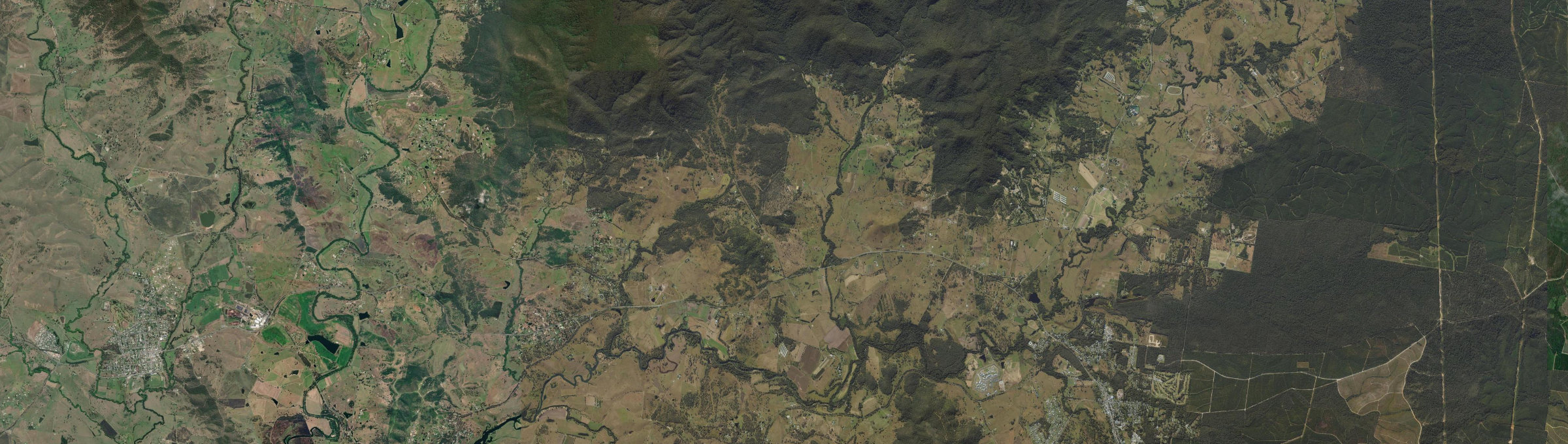 Aerial view of Stony Creek (Qld), QLD