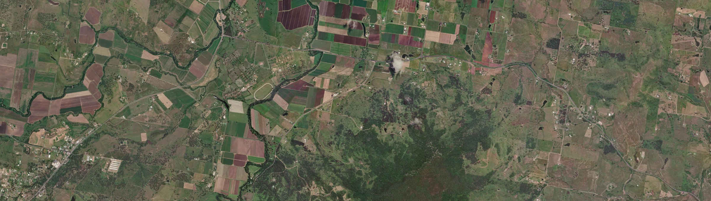 Aerial view of Fassifern Valley, QLD
