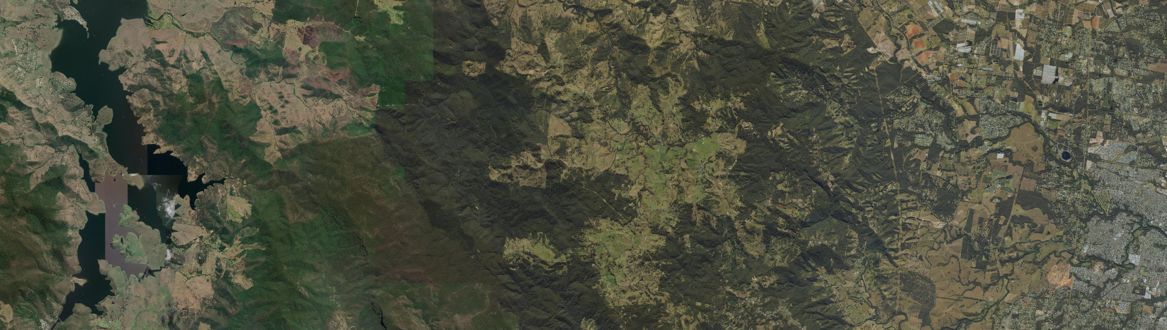 Aerial view of Mount Mee, QLD