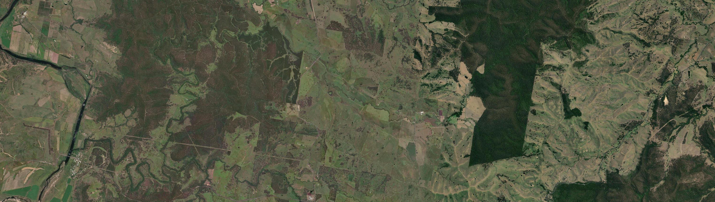 Aerial view of Culmaran Creek, NSW