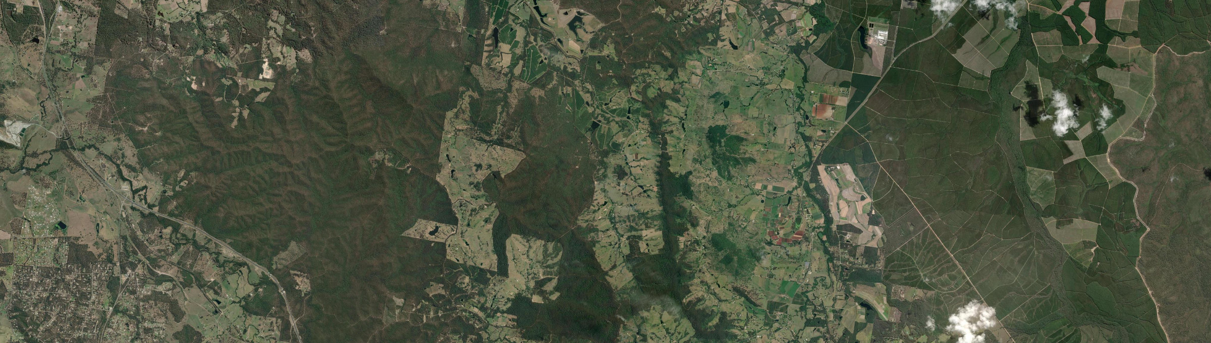 Aerial view of Downsfield, QLD