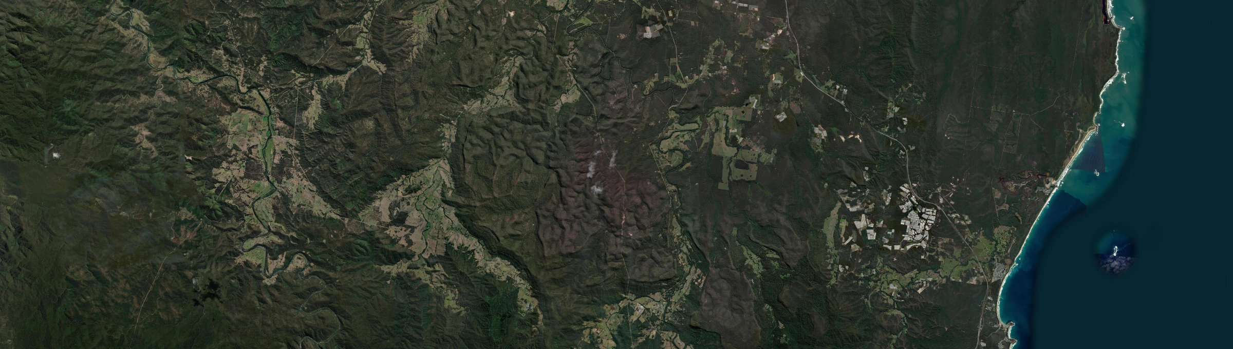 Aerial view of Kremnos, NSW
