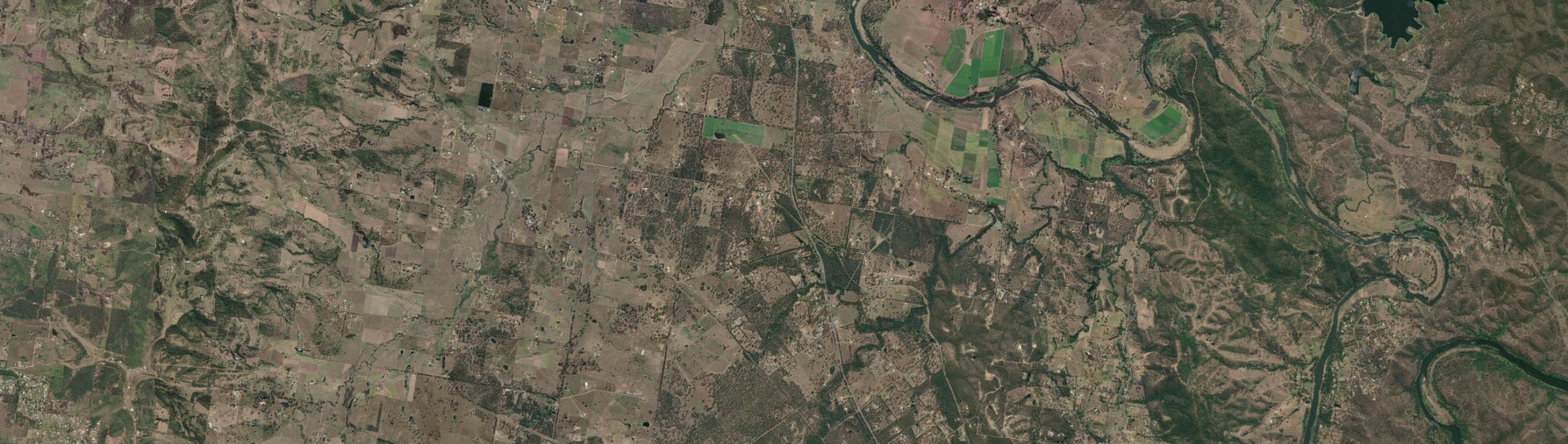 Aerial view of Wanora, QLD