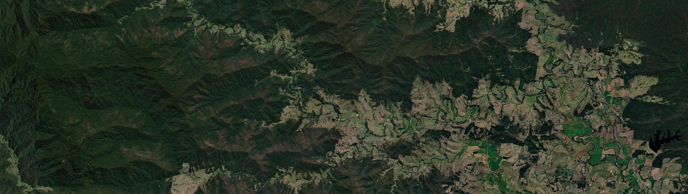 Aerial view of Argents Hill, NSW