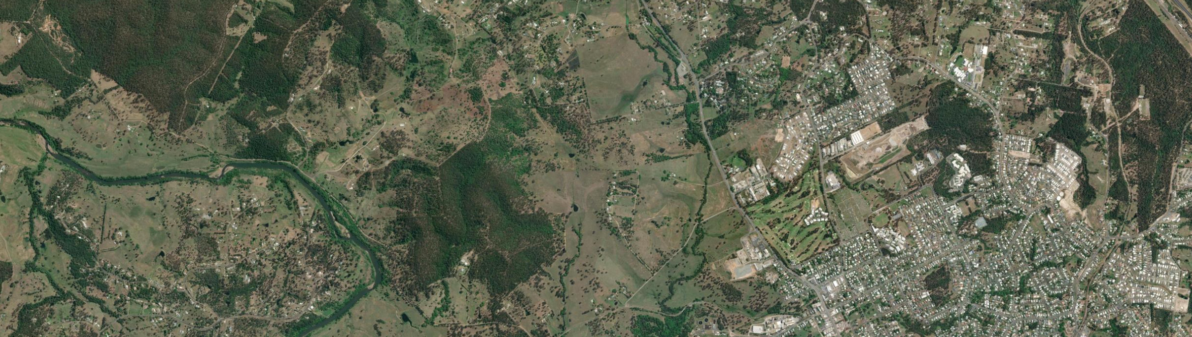 Aerial view of Two Mile, QLD