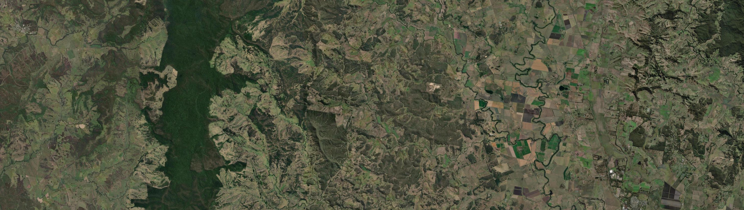 Aerial view of Dyraaba, NSW