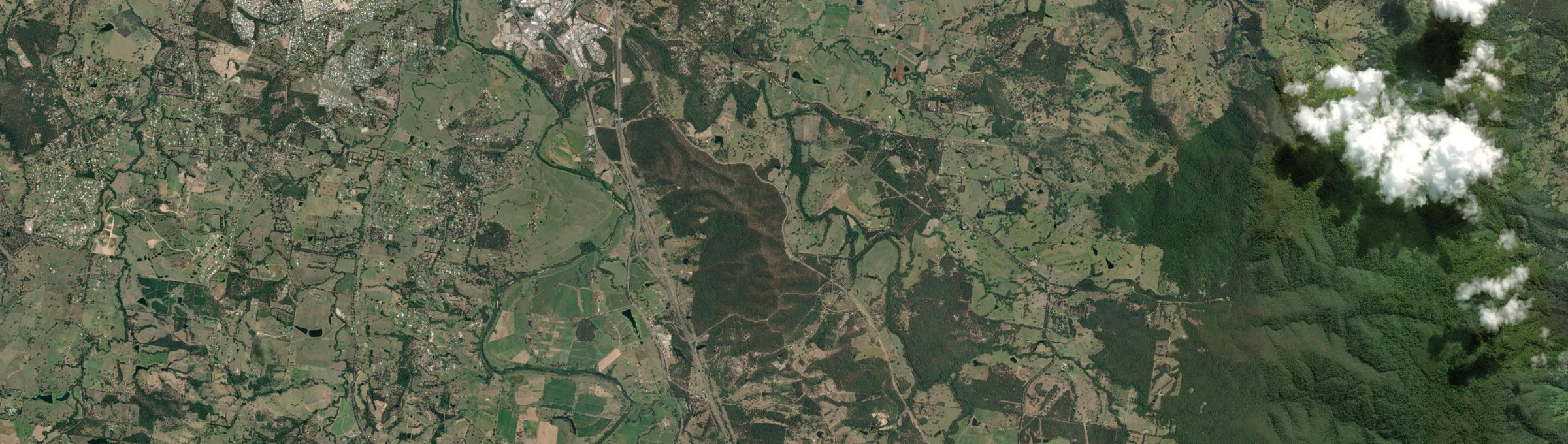 Aerial view of Woondum, QLD
