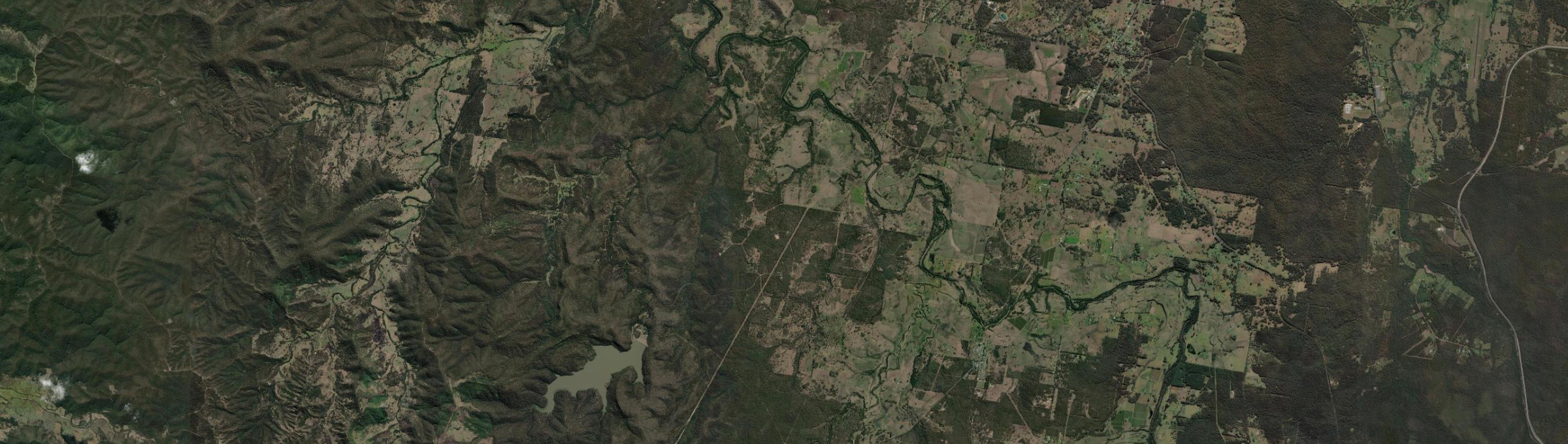 Aerial view of Shannondale, NSW