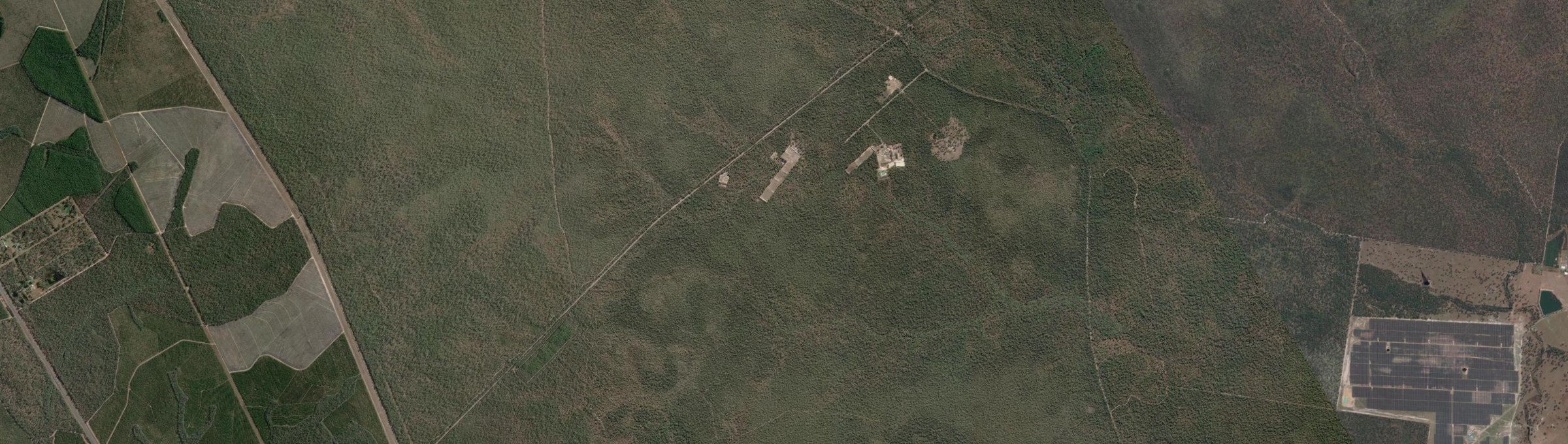 Aerial view of Walliebum, QLD