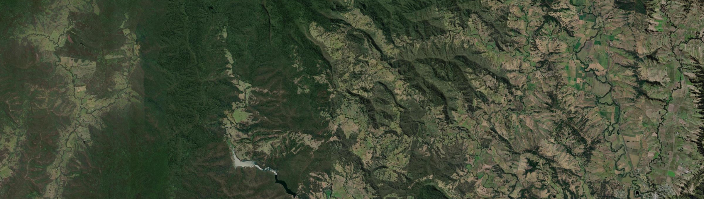 Aerial view of Afterlee, NSW